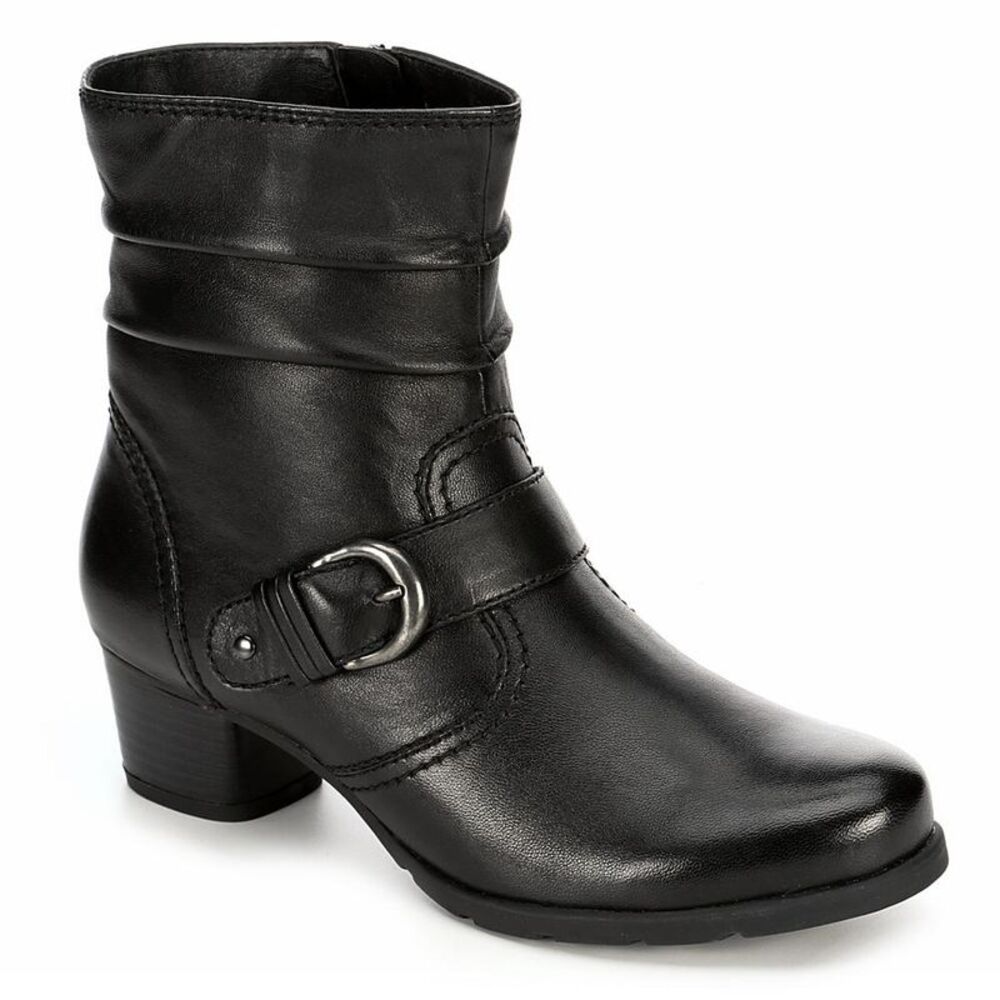 Medicus Womens 'Selina' Leather Slouch Ankle Boots